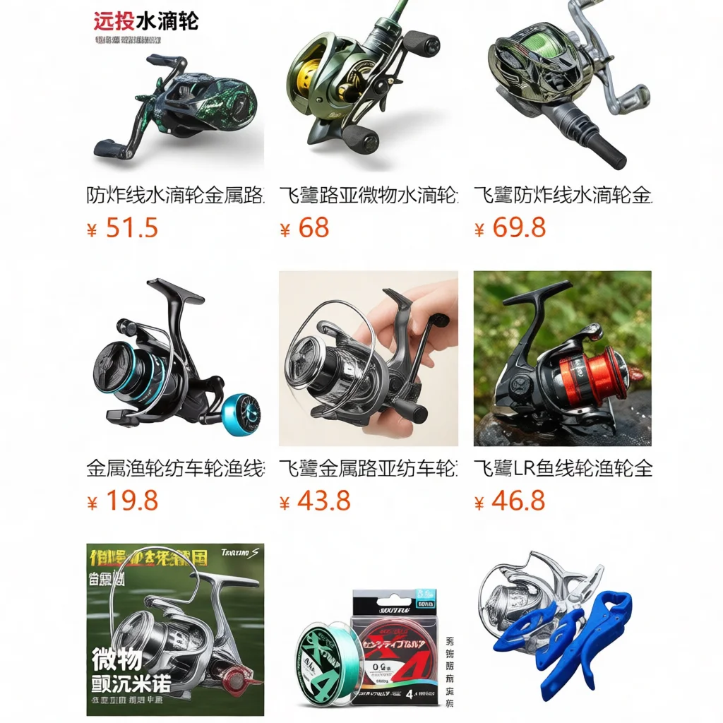 Baitcasting Fishing Reel Anti Backlash Metal Spool Baitcaster Long Casting Lure Tackle For Freshwater Saltwater