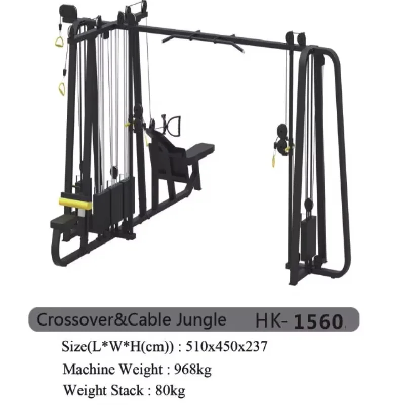 2026 Combined Cable Crossover Jungle Machine Multi Gym Workout Station