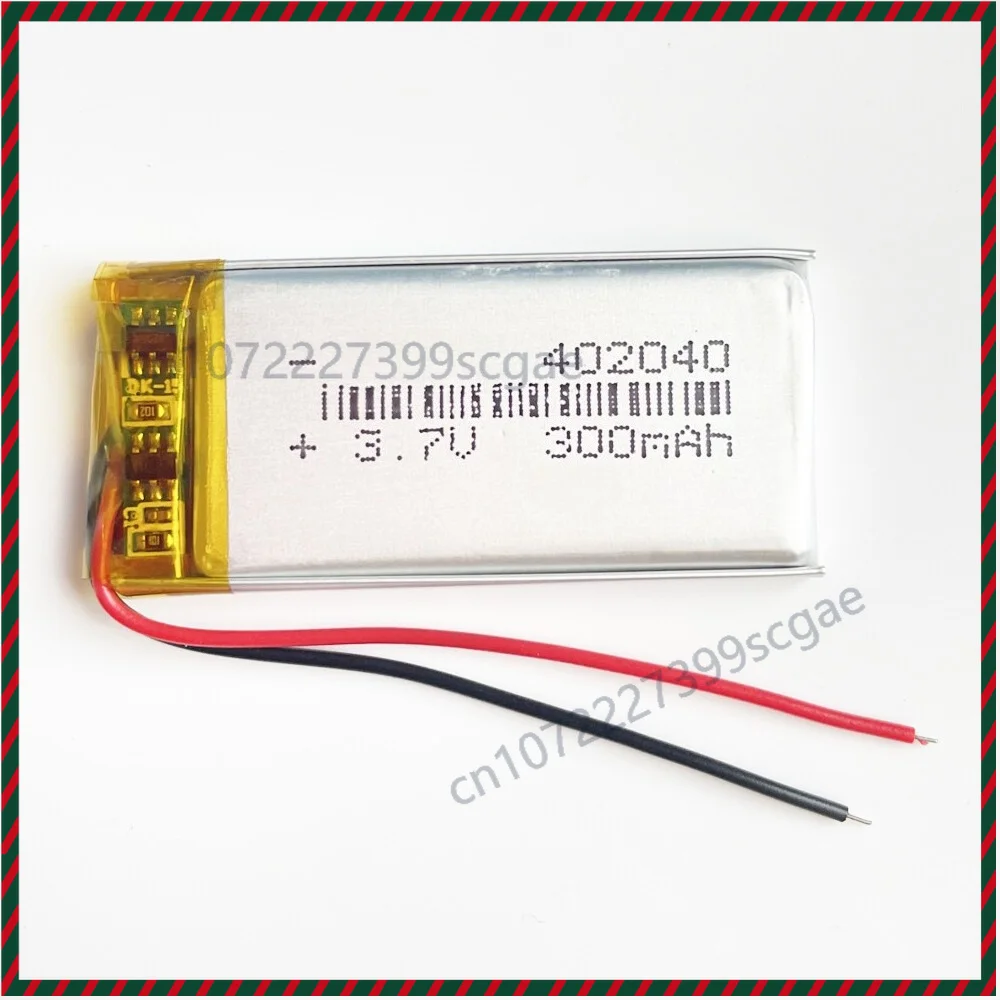 10 PCS 3.7V 300mAh 402040 LiPo Rechargeable Battery For Mp3 Bluetooth Video Pen