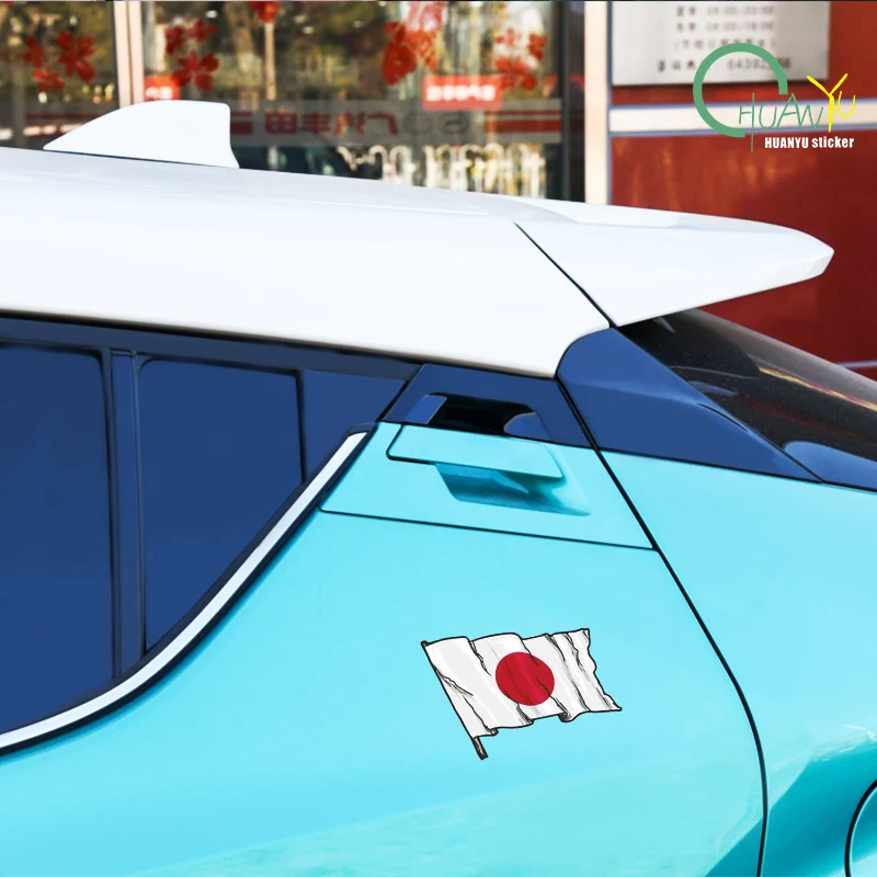 Personality Japan Flag Car Sticker Motorcycle Helmet Decal Car Accessories Pegatinas Para Coche - view 4