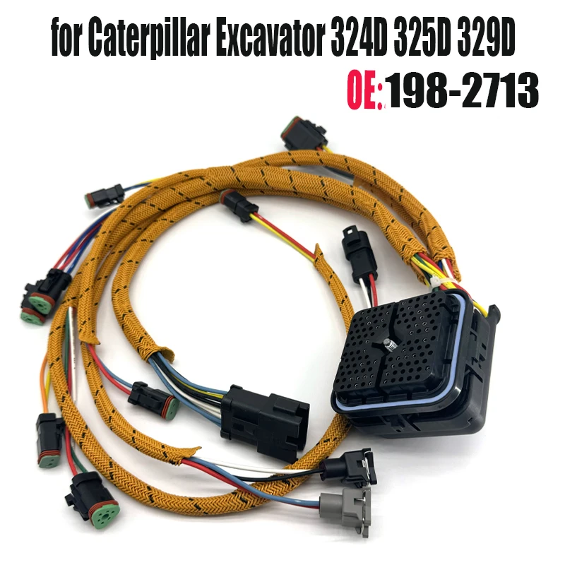 198-2713 C7 Жгут проводов двигателя для Caterpillar 324D 324DFM 324DFMLL 324DL 324DLN 325D 325DFM Замените номер детали 1982713