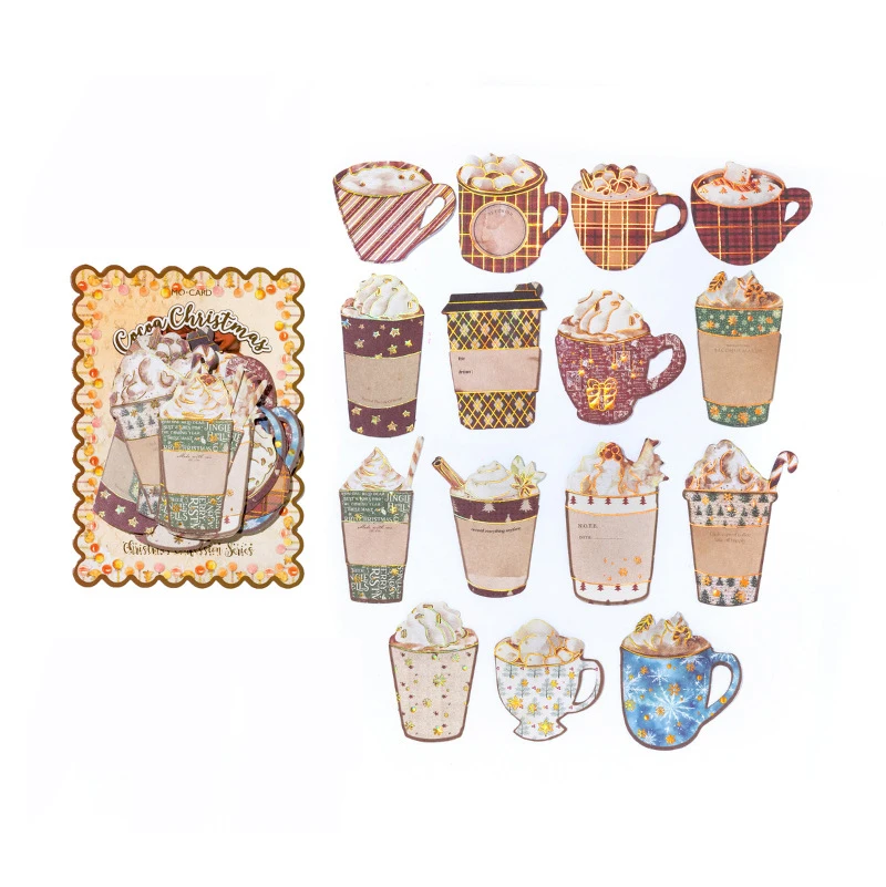 Christmas Planner Sticker Vintage Writeable Sticker For Office Holiday Embellishments Journaling