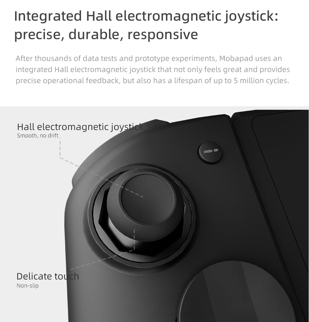 MOBAPAD Gamepad M6/M6 HD Gemini 2 Spielcontroller, Joypad mit Hall-Joystick Links-Rechts-Griffkonsole für Switch NS OLED – Detail 17