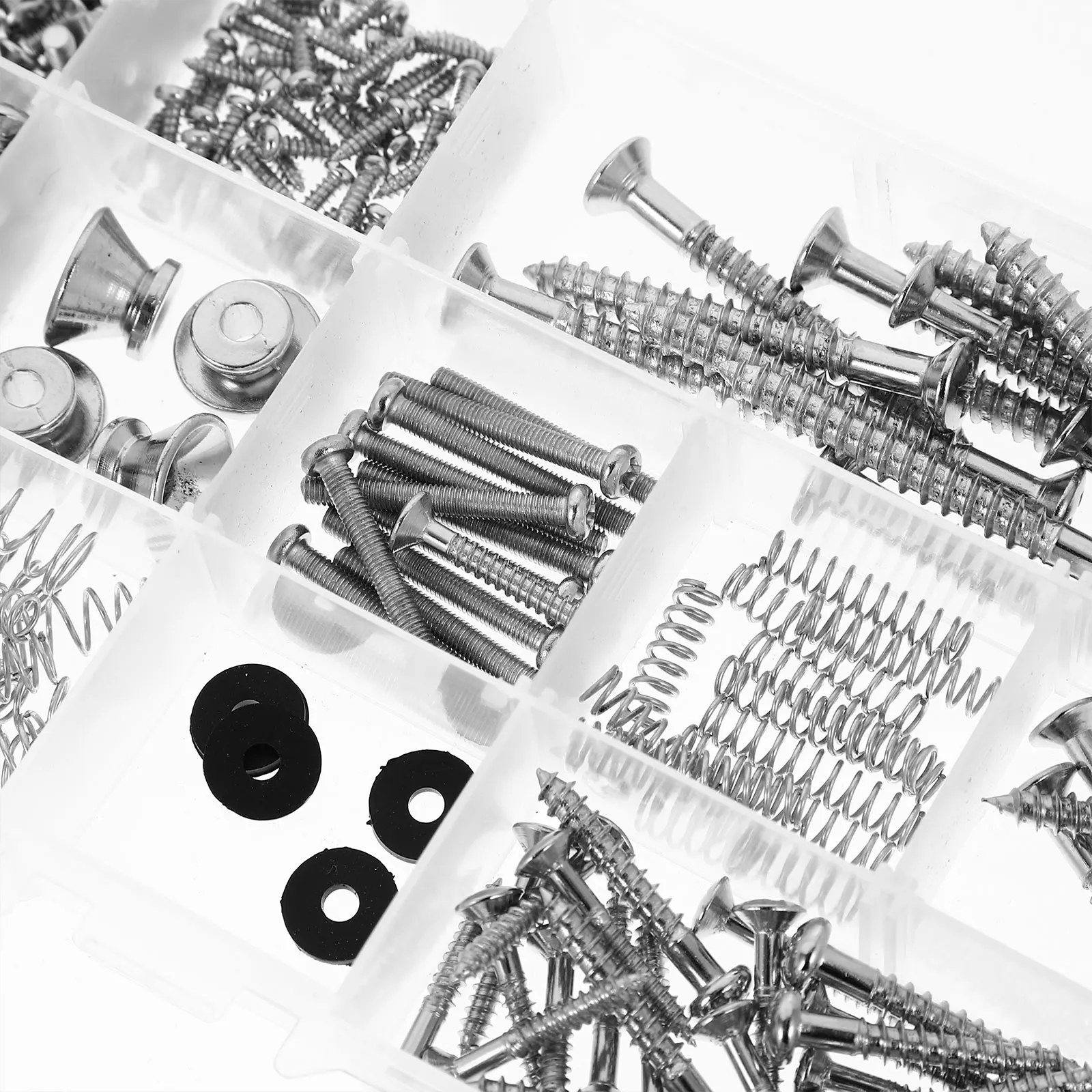 

1 set Guitar Repair Screw Set Electric Maintenance Kit Pickup Tuner Screws Metal Parts Spring Replacement Hardware Accessories