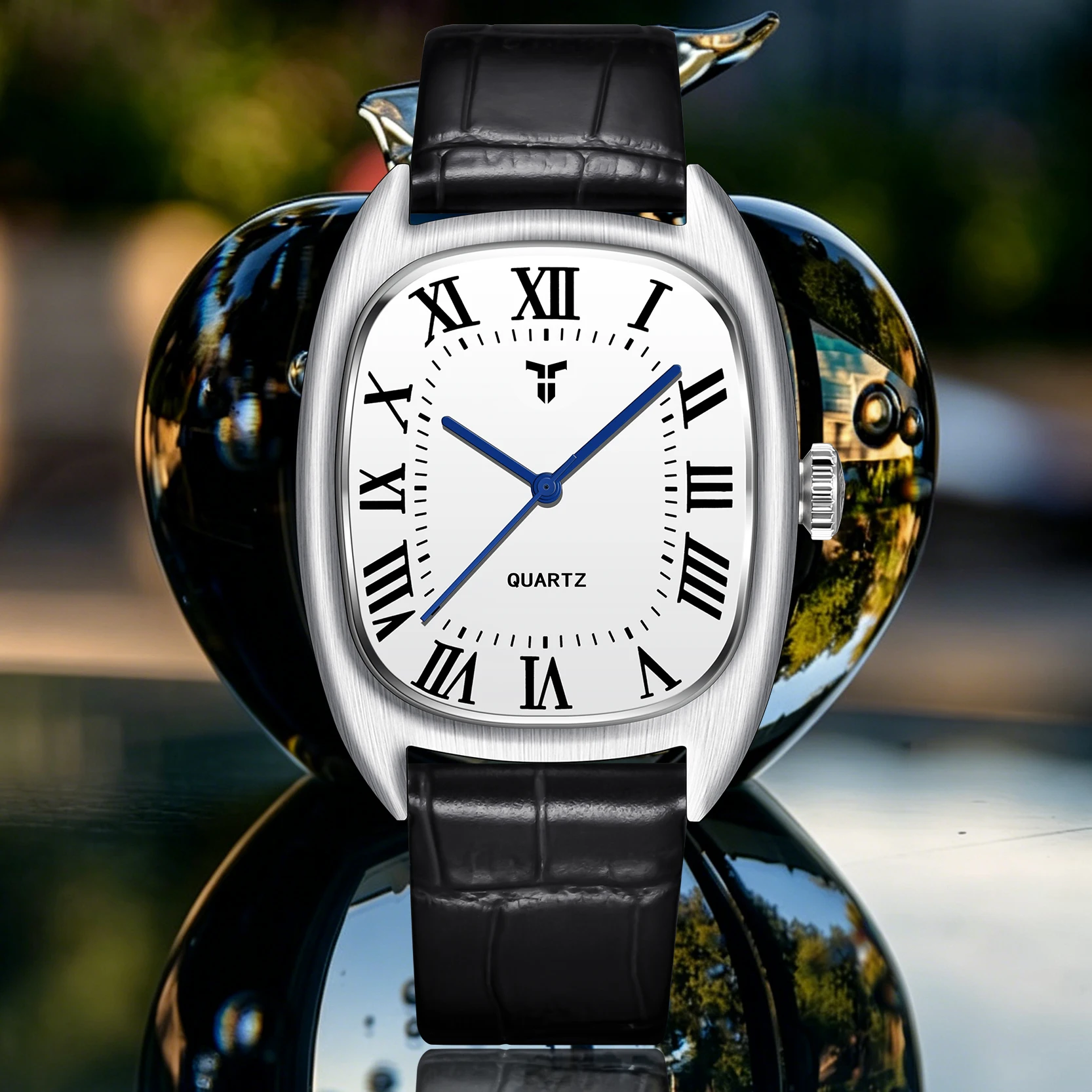 TYBERLEY Watch Men Top brand luxury Quartz Watch Stainless Steel Machinery Sweeps in Seconds sports waterproof Mens Wristwatch