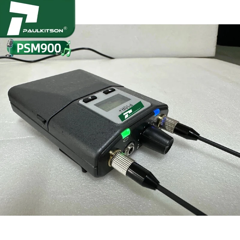 Paulkitson PSM900 Professional Wireless Ear Monitor UHF 542-578MHz with Data Cable 1 Year Warranty for Stage Singers