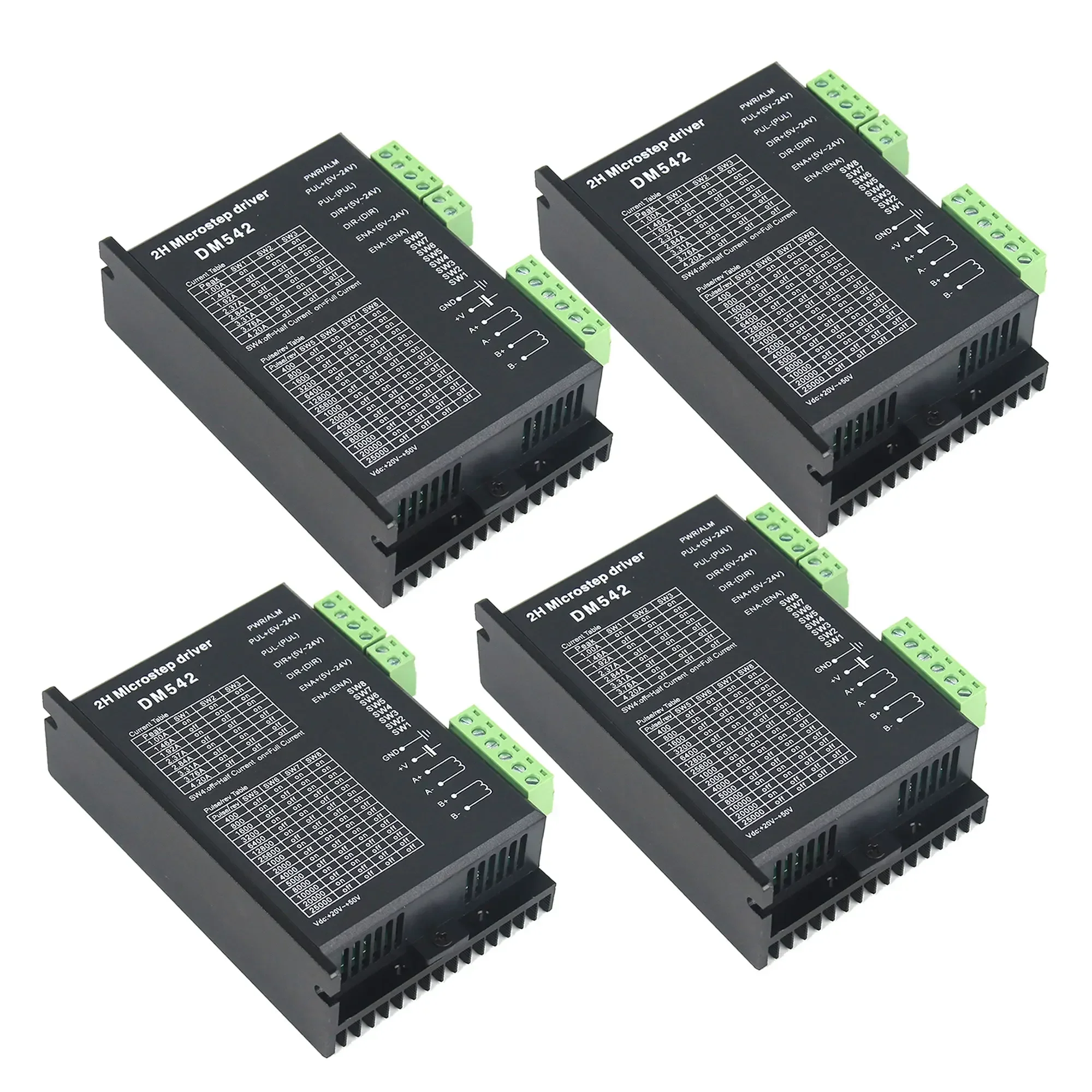 2-Phase Digital Stepper Motor Driver DC24-50V DM542 Drive For NEMA 17 23 34 Series Stepper Motor CNC Machine 3D Printer