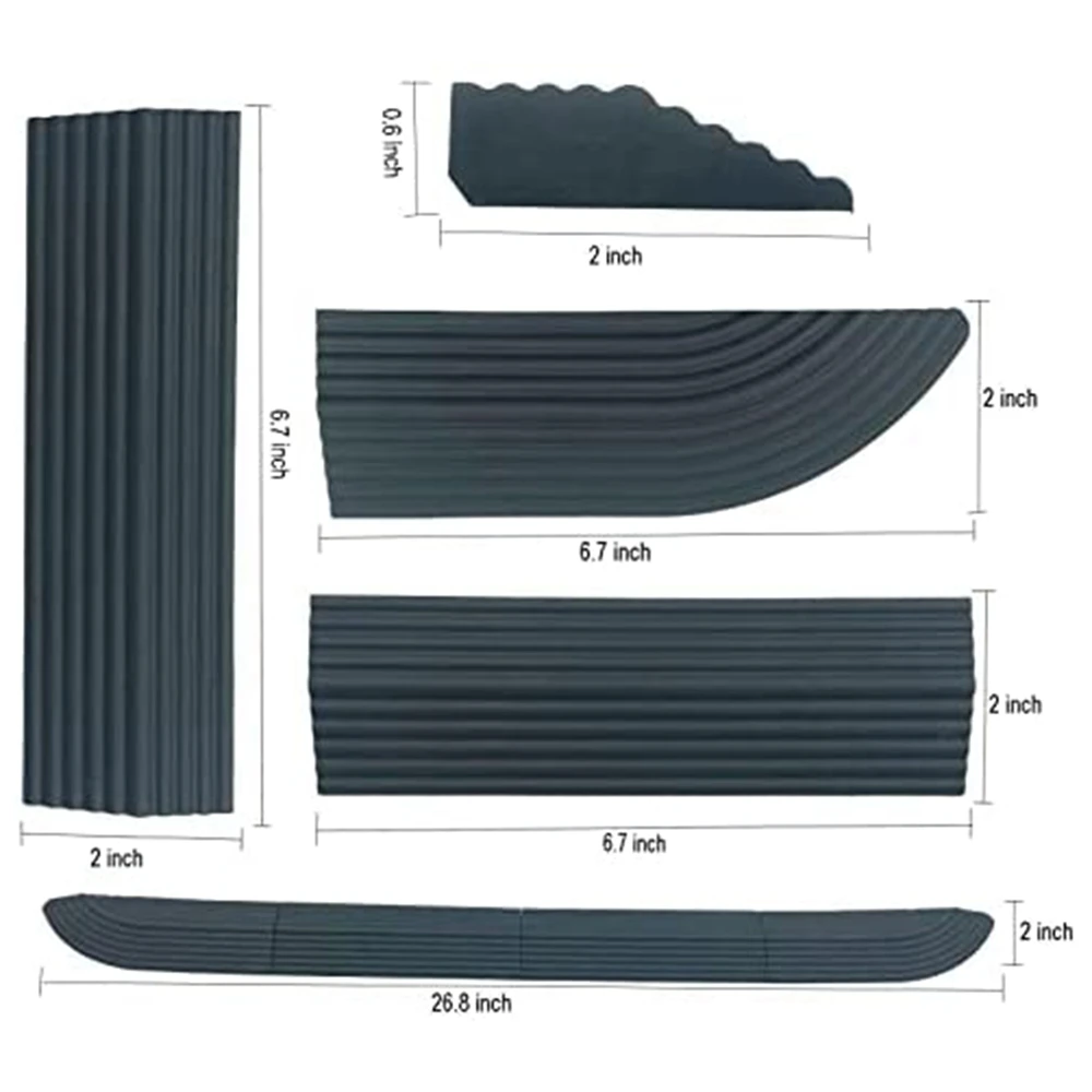 Threshold Ramp Mat Door Sill Scuff Plate Slope Strip Auxiliary Fit for Xiaomi Narwal Vacuum Cleaner Replacement Parts