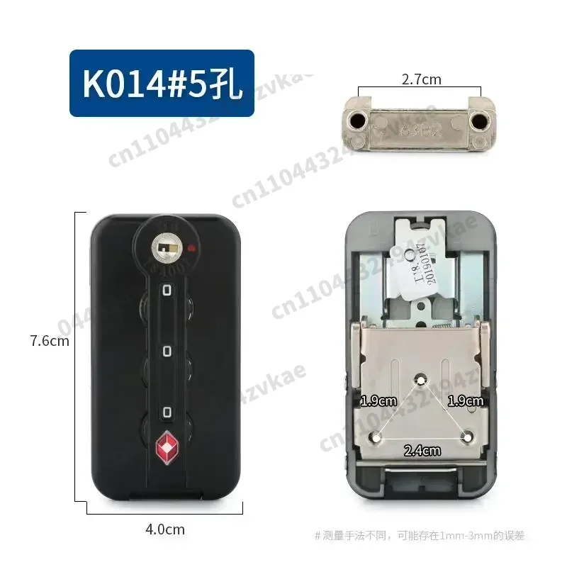 XFG TSA007 Customs Password Lock Luggage Fixed Lock Luggage Repair Accessories