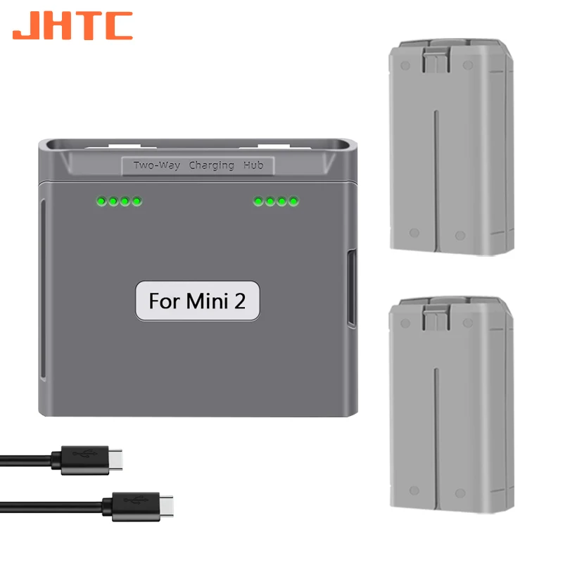 2400mAh Batteries For Mini 2 Rechargeable Battery Charger for DJI Mini 2 SE Mini 2 Intelligent Flight Drone Battery Accessories