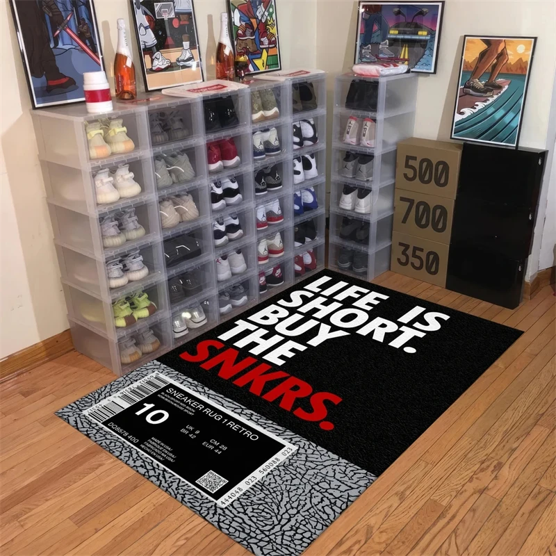 Alfombra para zapatillas de noche de 32 piezas, alfombra suave y antideslizante para área de ocio y decoración de sofá con regalo para caja de zapatos de cumpleaños