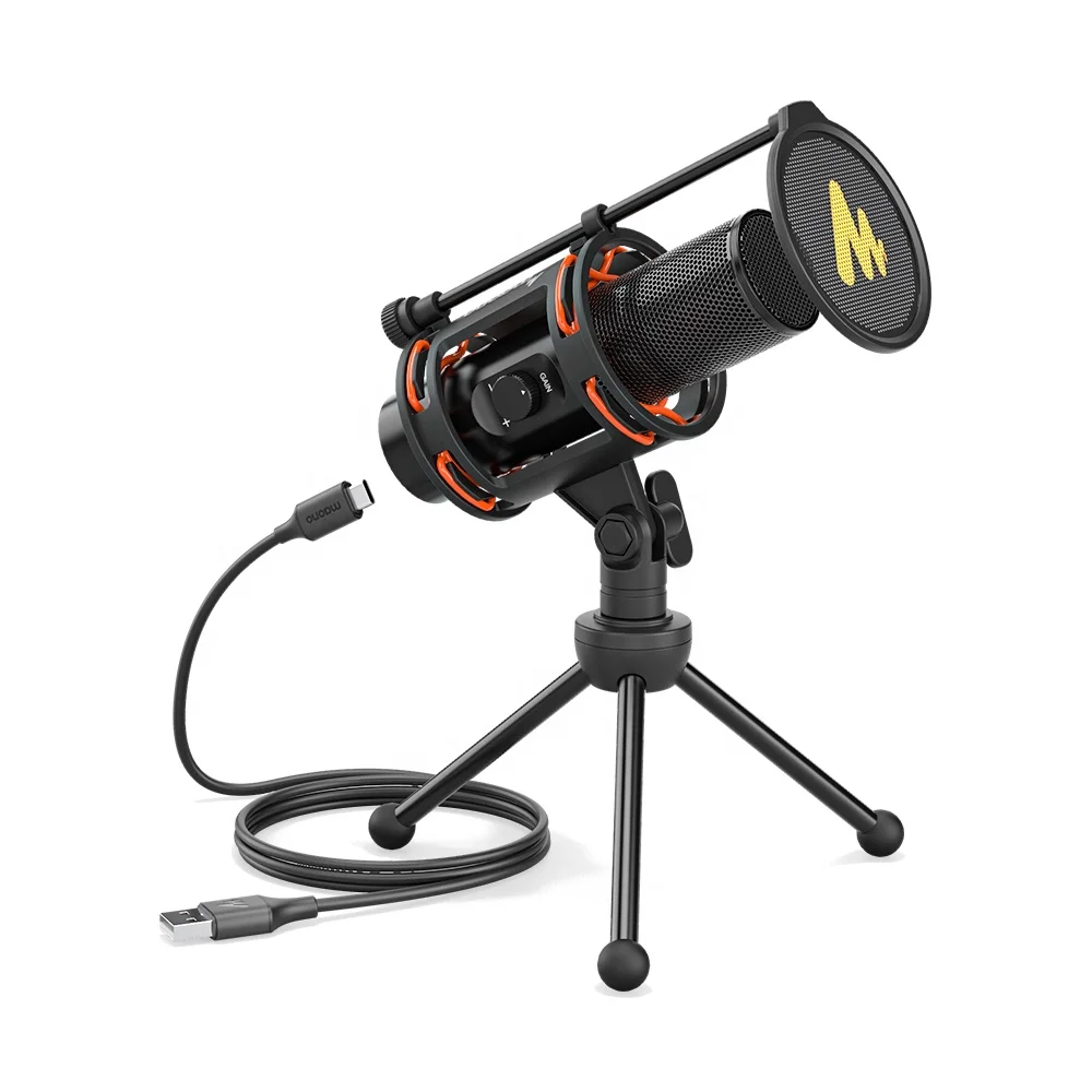 Maono USB Recording Podcast Microphone for SP4 Games Condenser Microfono PC Interview Mic Studio Instrument Gaming Microphones