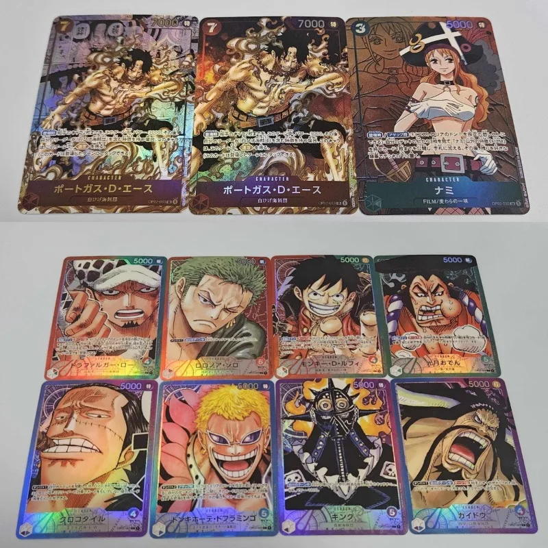 

One Piece 67x92mm Diy Домашняя карта Луффи Ророноа Зоро Усопп Луффи Аниме Мультфильм Санджи Цвет Флэш-игра Коллекция Карты Игрушка в подарок
