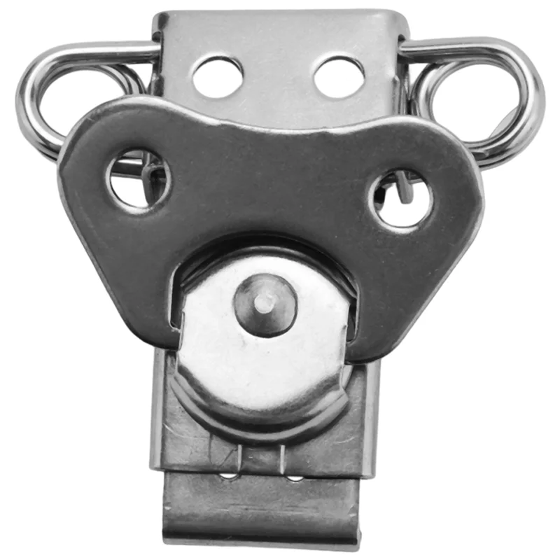 M05K 16 Pack 304 Stainless Steel Twist Latch With Keeper And Spring Butterfly Draw Latch For Case Box