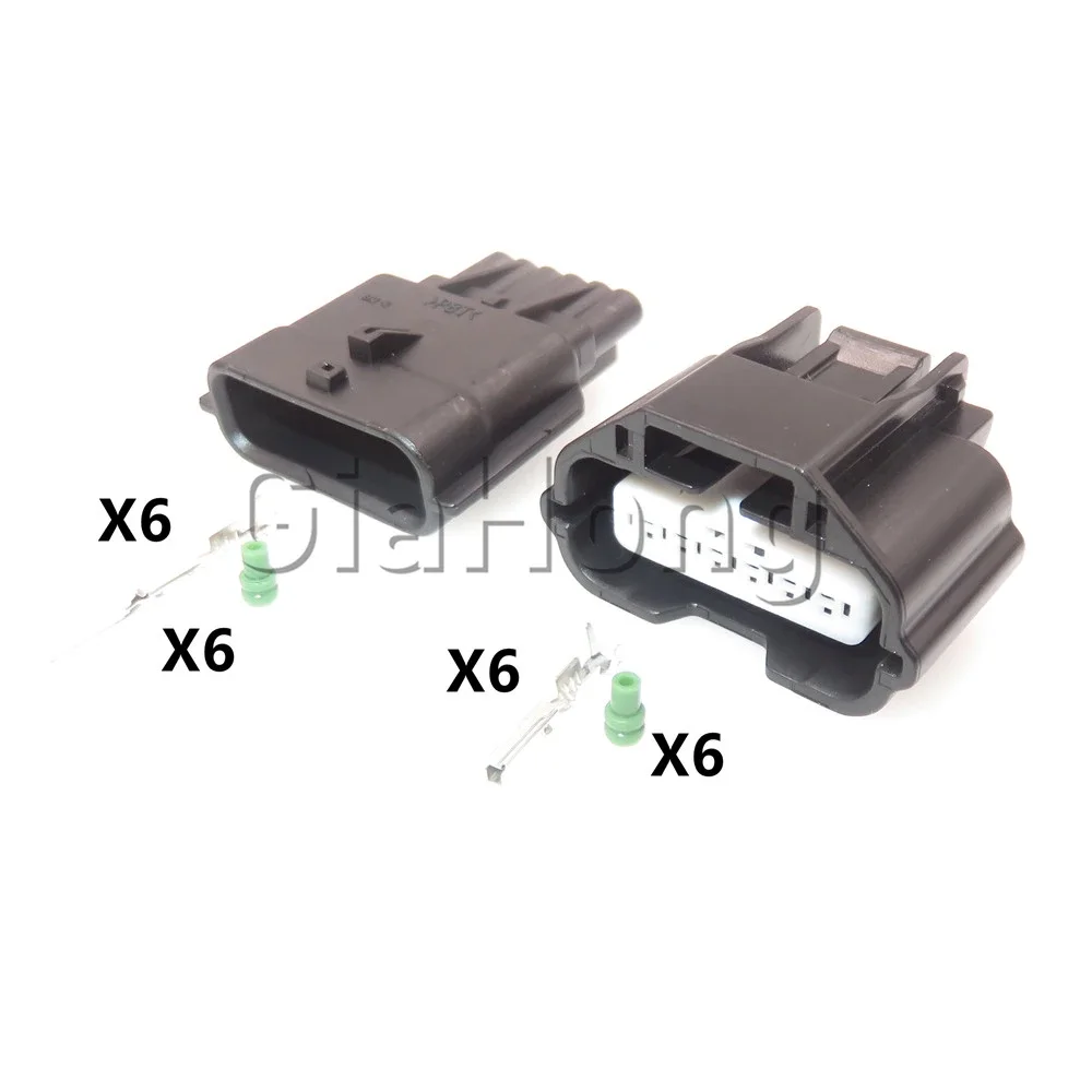 1 Set 6 Ways 7283-8850-30 7282-8850-30 AC Assembly Car Air Flowmeter Cable Harness Plug For Nissan Auto Low Power Sealed Socket - Image 2