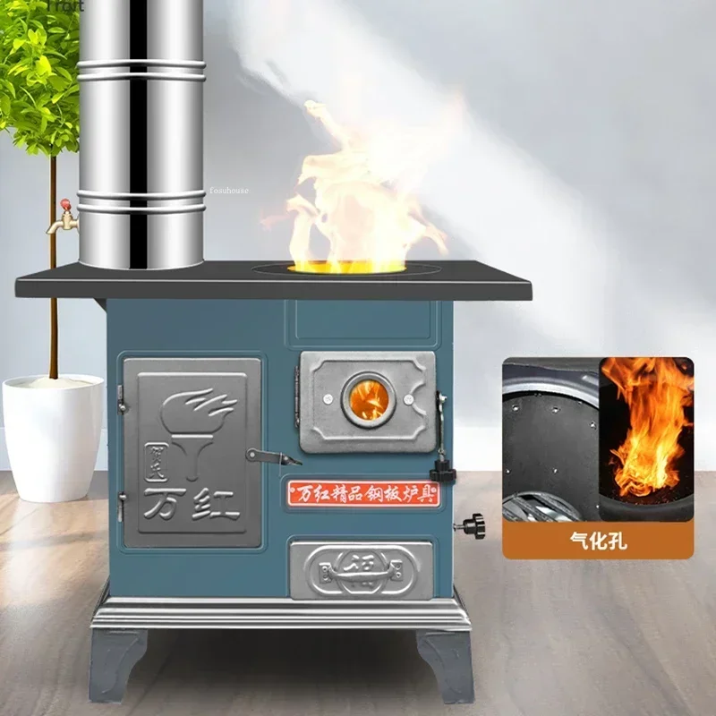 

New Outdoor Fire Pits Oven Home Indoor Firewood and Coal Dual-use Wood-burning Stove for Heating Thickened Rural Firewood Stove