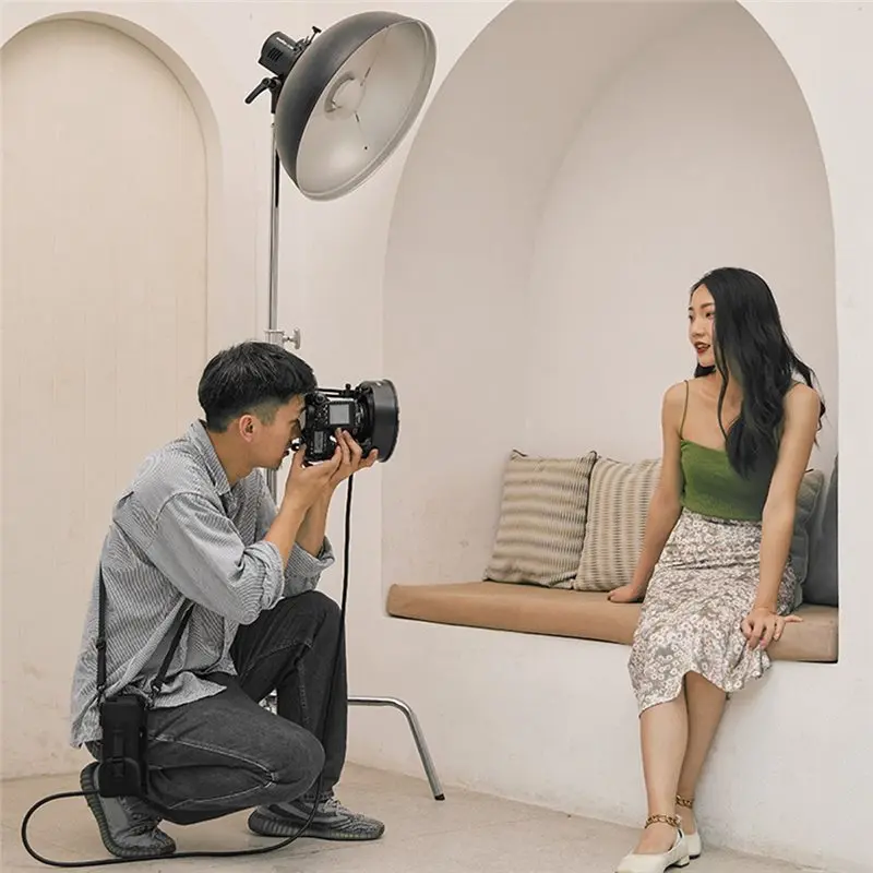 Y23A-CB-57 Carry Bag With Adjustable Strap Durable Protection Case For Godox AD200/Ad200pro Flash Portable Light