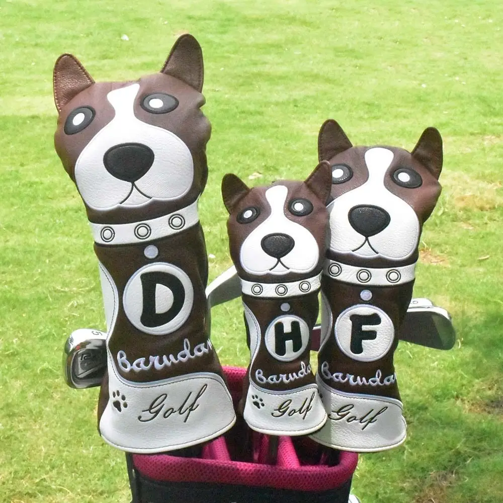 

Head Covers Golf Accessories Head Protector Dog Golf Headcover Golf Putter Headcover Golf Club Headcover Mallet Putter