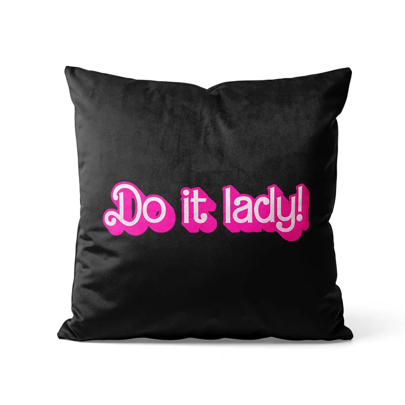 Gaslight Gatekeep Girlboss Do it Lady Chit Throw Pillow Covers Cushion Cases Pillowcases 45cm x 45cm