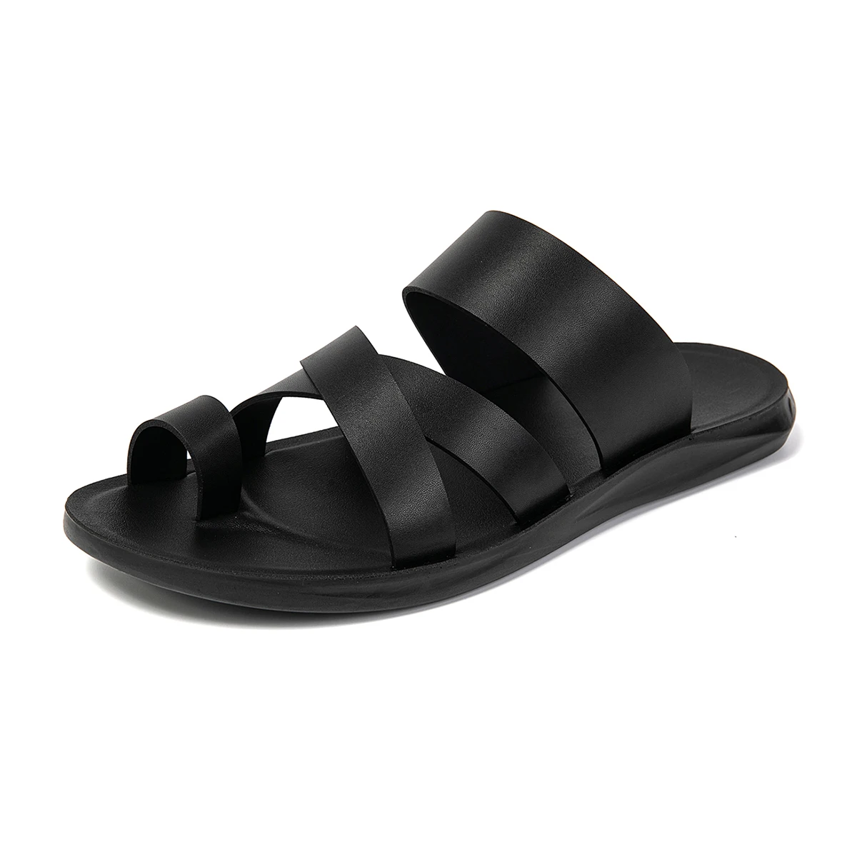 Weiche und bequeme Herrenhausschuhe eignen sich für den täglichen Gebrauch zu Hause, im Freien und für die Freizeit. Neue coole Herren-Sandalen. – Detail 8