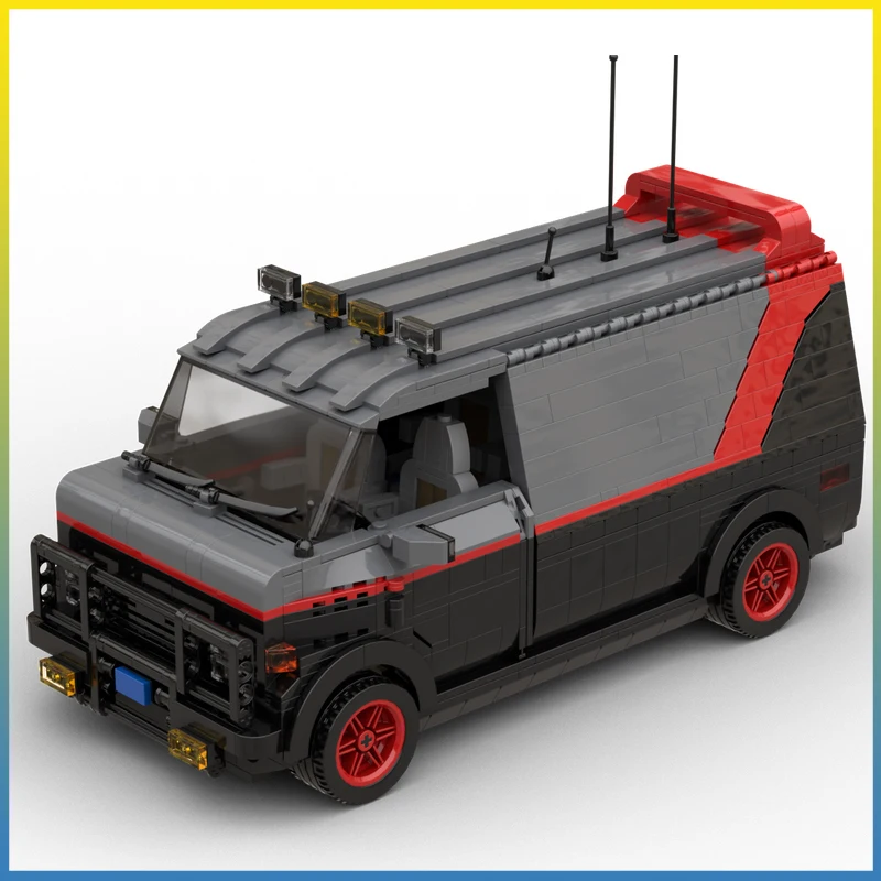 

Новый 1519 шт. MOC A Team V.22 ТВ-грузовик SWAT Team Модель автомобиля DIY Креативные детские игрушки Подарки на день рождения Технические строительные блоки