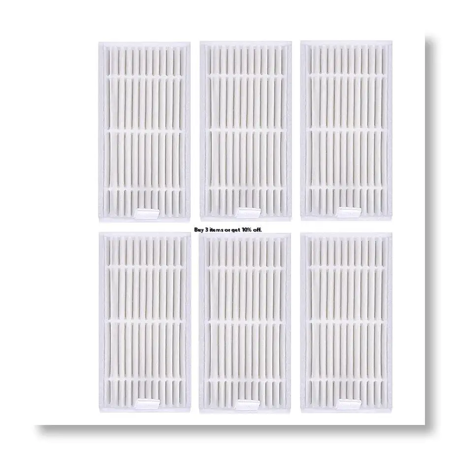6PCS Sponge Hepa Filter Robot Vacuum Cleaner Parts for Chuwi Ilife V55 V50 V5 V5S V3 V3S V50 Pro X5 Accessories