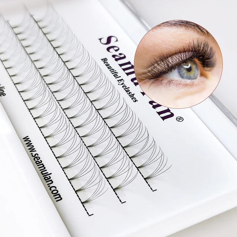 3D 4D 5D 10D Soft Natural Mink Eyelashes 3 Row Handmade Premade Volume Fans Eyelash Extension Maquillage False Lashes