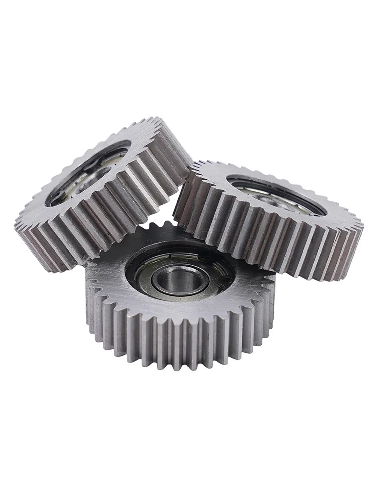 3Pcs 36T Wheel Hub Motor Planetary Gears with 608Z Bearings for Bafang For Ebike Motor Replacement Nylon and Steel Teeth Mix