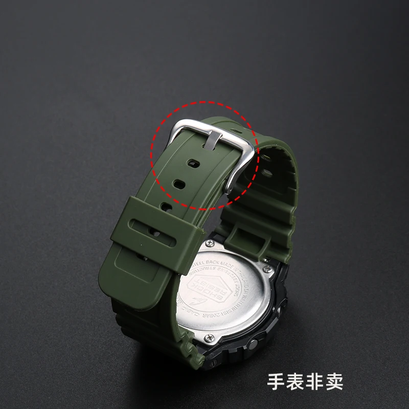 นาฬิกาโลหะสําหรับ Casio G-shock DW-5600 GW-M5610 GW-B5600 GMW-B5000 GST-B100 เข็มสแตนเลสอุปกรณ์เสริมหัวเข็มขัด 19 มม.