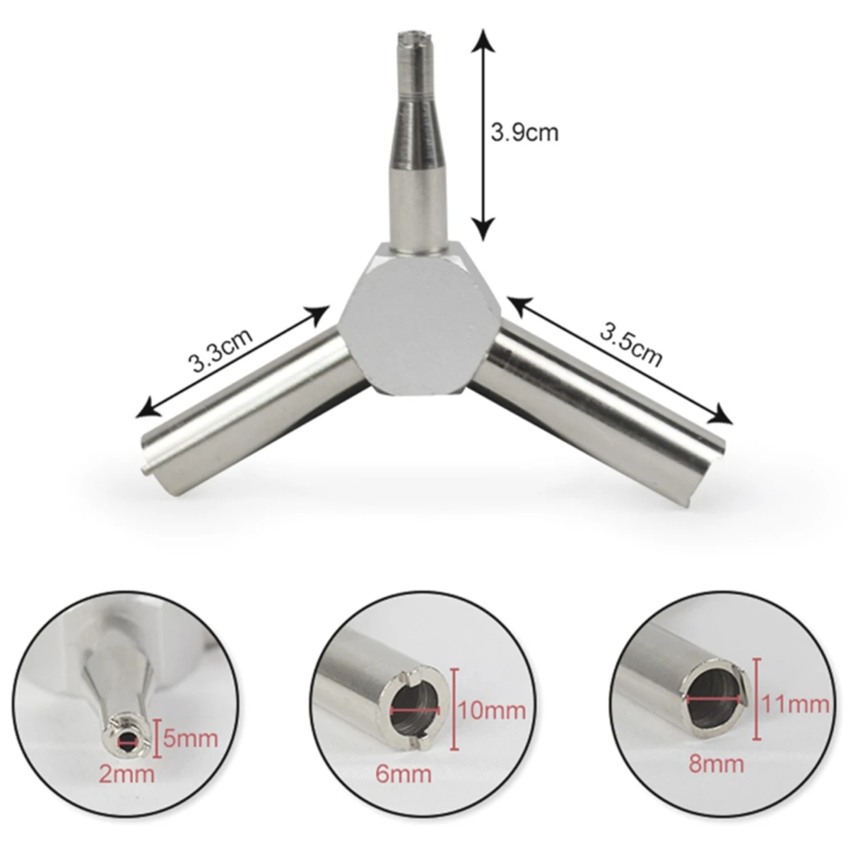 Outdoor Hunting Gas Valve Key Steel Triple Force Magazine Charging Tool For GBB AEG KSC WA Airsoft Gun Shooting