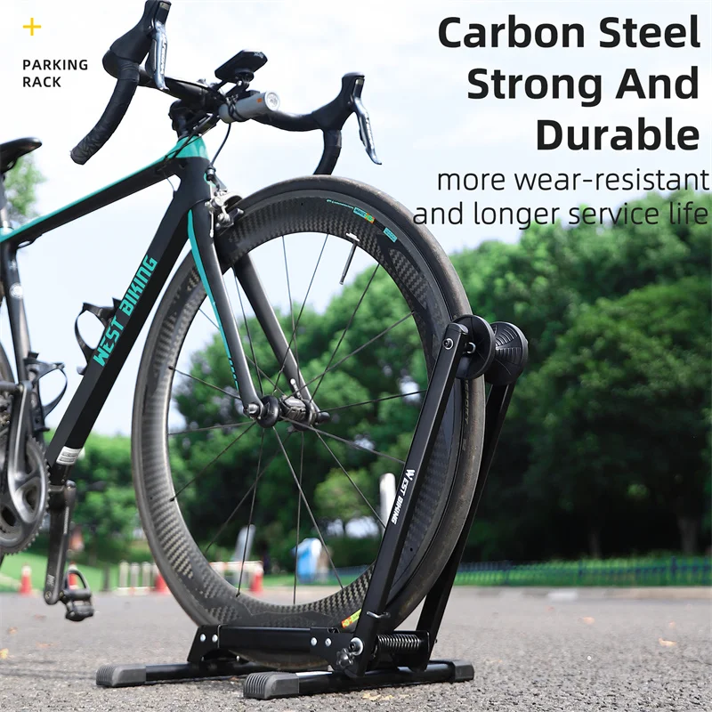 WEST BIKING مزدوج القطب دراجة وقوف السيارات الرف الطريق الجبلية الدراجة تخزين داخلي حامل طوي الدراجة إصلاح حامل الملحقات