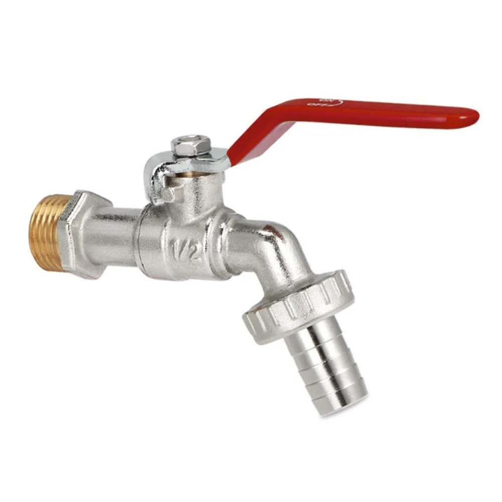 

Brass Garden Faucet Outdoor Water Tap Single Outlet Replacement for IBC Irrigation System Antifreeze Balcony
