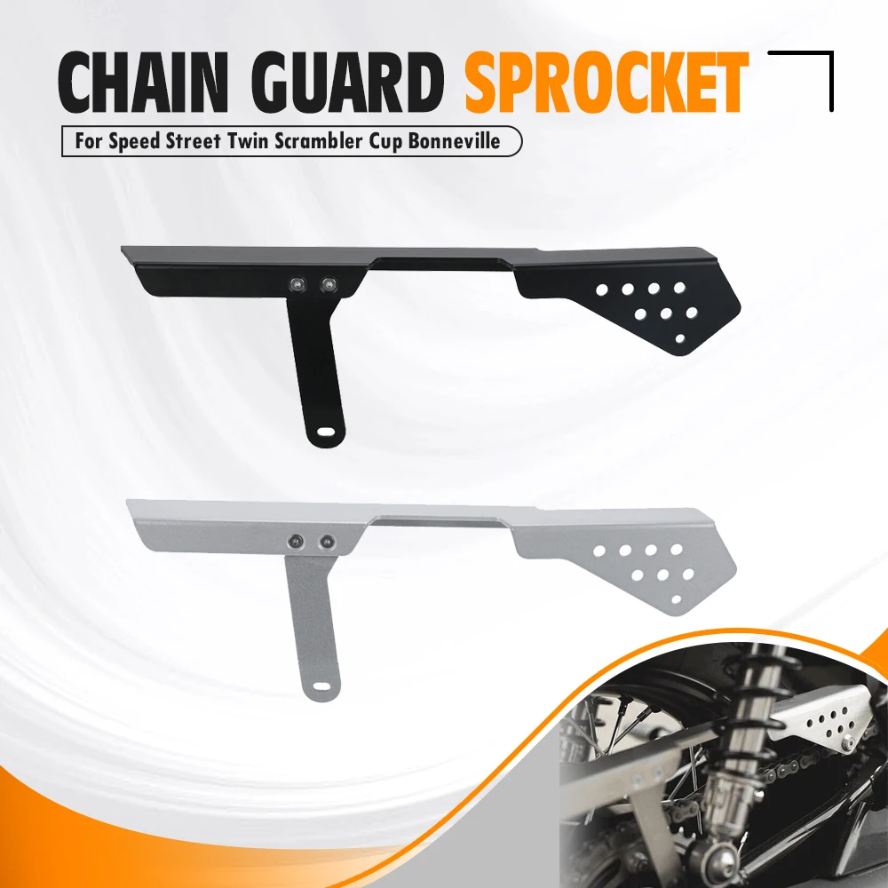 

For Street Twin 900 Scrambler Cup 900 Bonneville T100/T120 2016-2024 2023 2022 Motorcycle Chain Guard Protecto Speed Twin 900