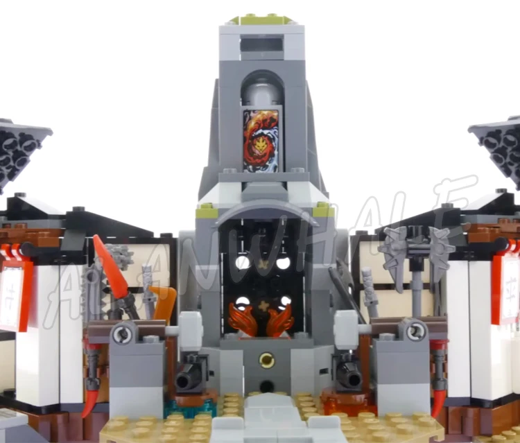 1173 قطعة Shinobi برأسين فيوجن Dragon's Forge Buffmillion Mech حداد 10584 مجموعات مكعبات البناء المتوافقة مع الموديل