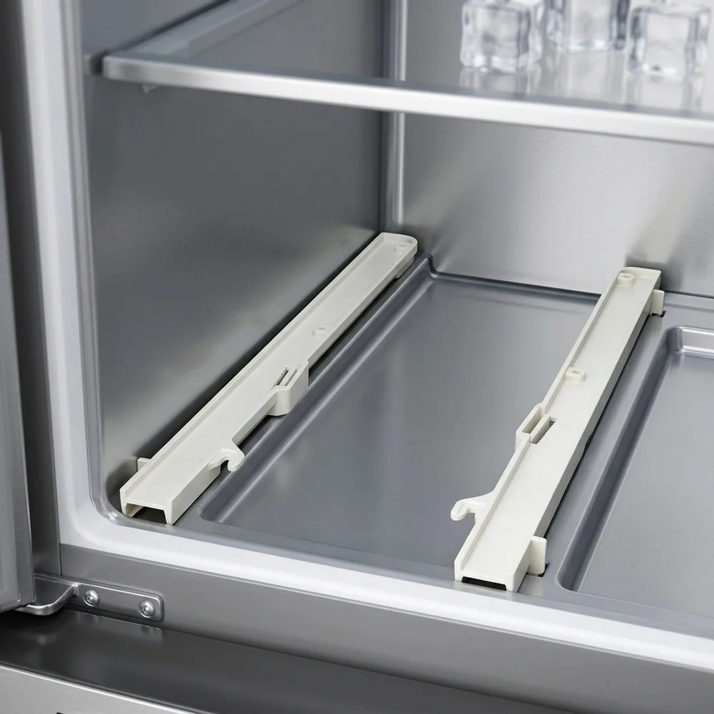 Ice Tray Slide Rail Set 13.58 Inch Plastic Left Right Replacement Kit For Subzero Refrigerator Models 532 561 632 642 661 Smooth