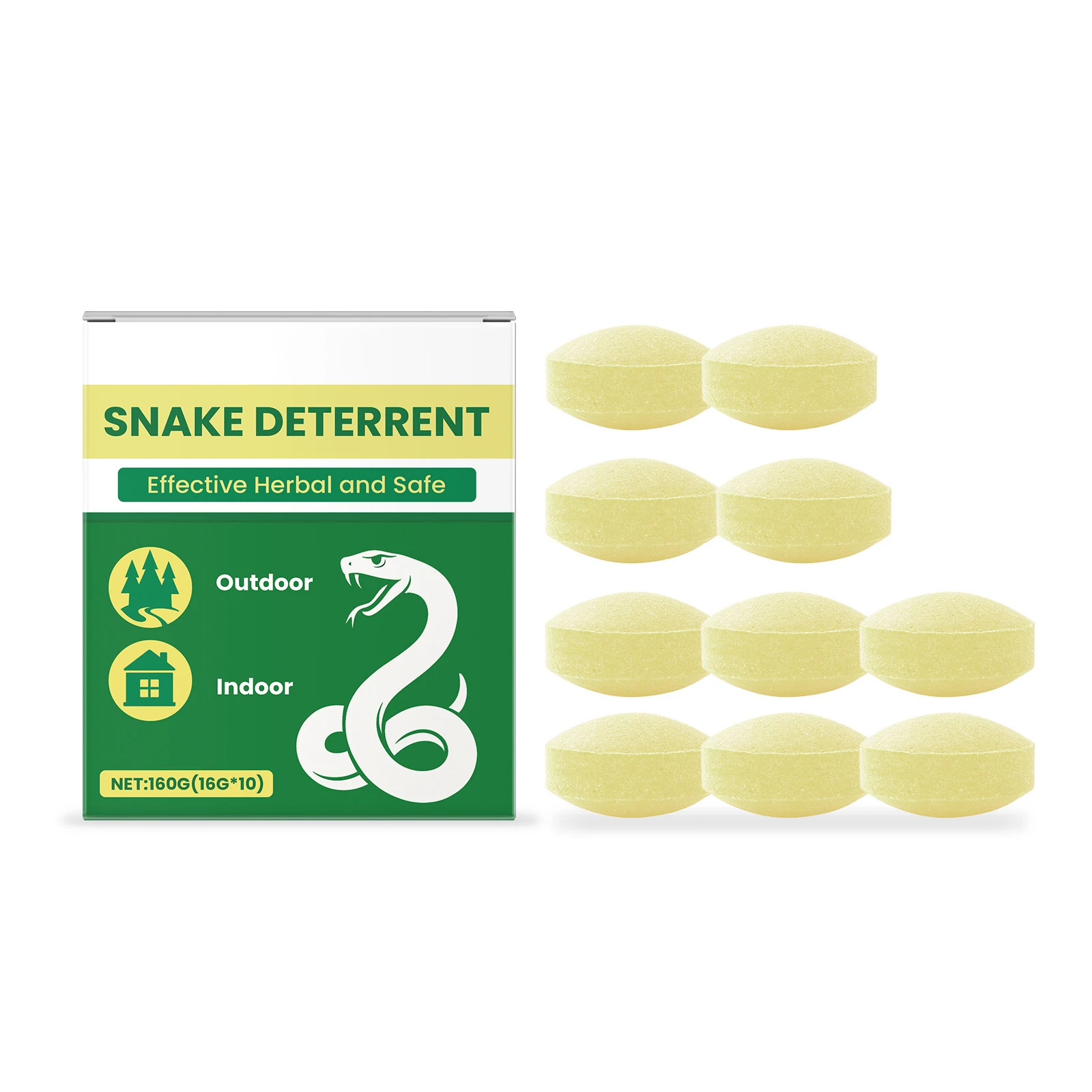 Effective Herbal Snake Deterrent Tablets Safe Repellent Granules for Outdoor Indoor Garden Patio Yard