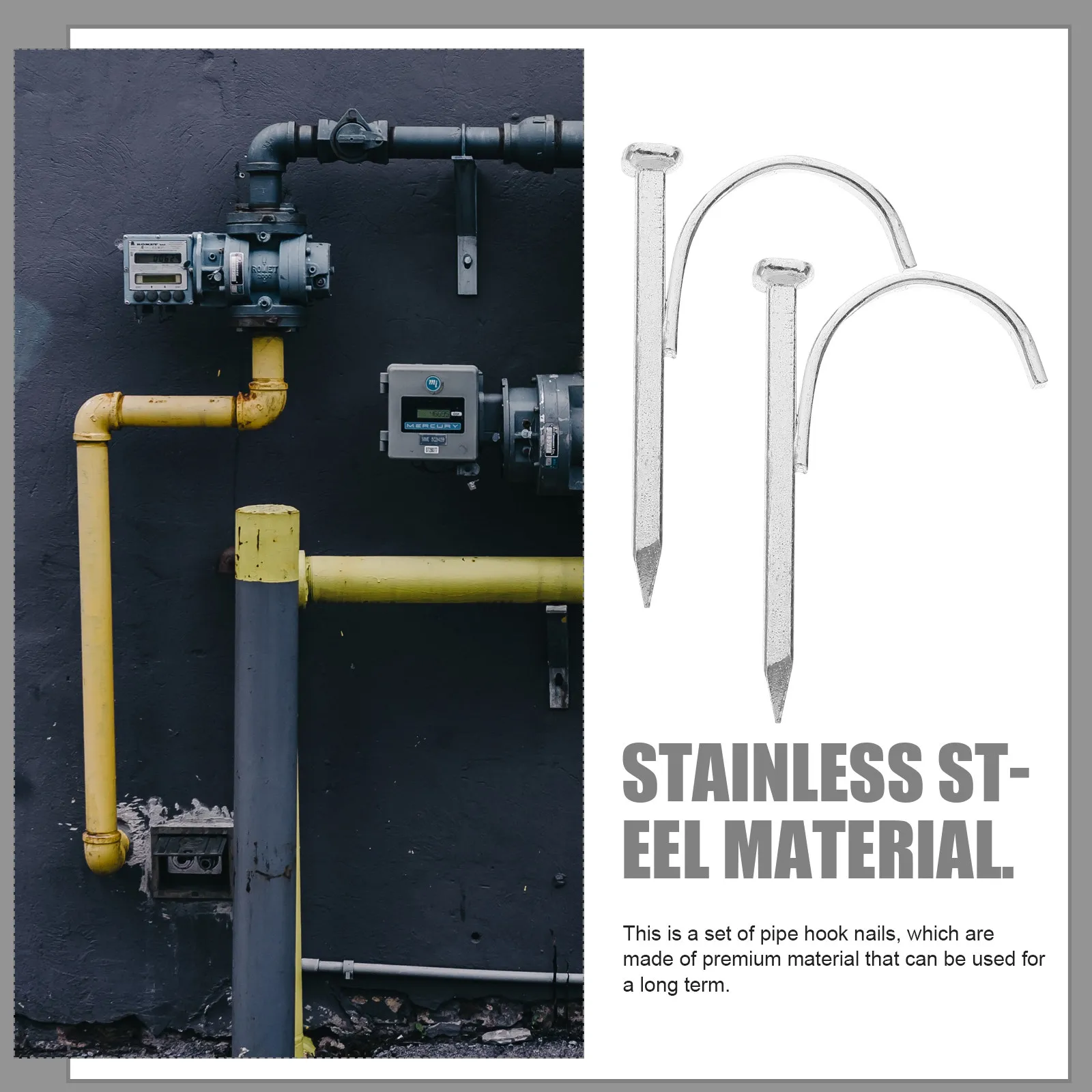 

200 шт. крючков-зажимов для водопроводных труб J-образной формы, держатели-фиксаторы для труб PEX, медных и CPVC, крепежные зажимы