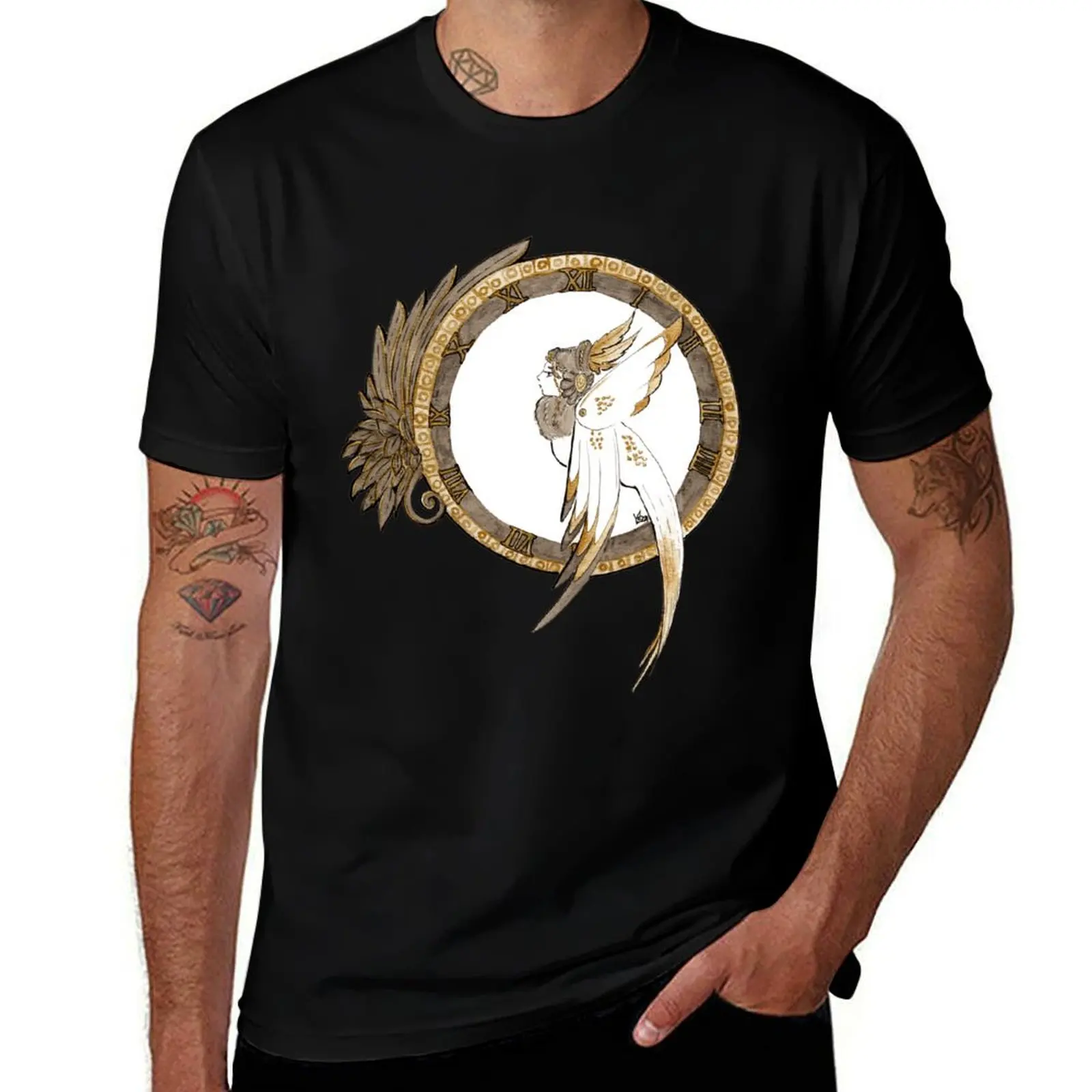 Siren clock T-Shirt Lightweight Running T-Shirt