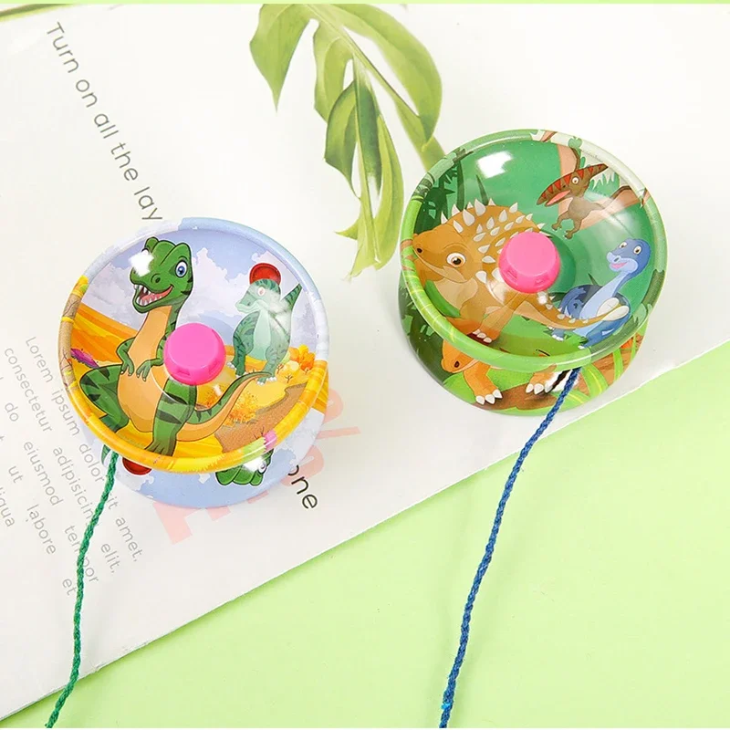 1Pcs Funny Toy Alloy Cartoon Dinosaur Yo-Yo Toy Birthday Christmas Party Favors Carnival Reward Adult Gifts