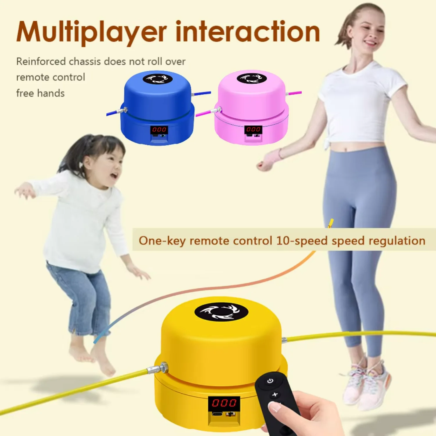 

Intelligent Automatic Jump Rope Large Count Weight Loss Exercise Multi Person Training Full Body Excercising