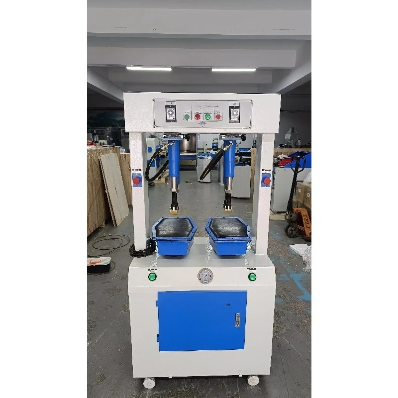 Hydraulic Double Head High Speed Leather Sole Pressing Machine Semi-Automatic Shoe Making Machine Sport Machine