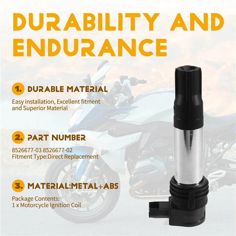 

A82M-R1200RS R1200GS R1200RT катушка зажигания мотоцикла 8526677-03 для BMW, совместимый аксессуар