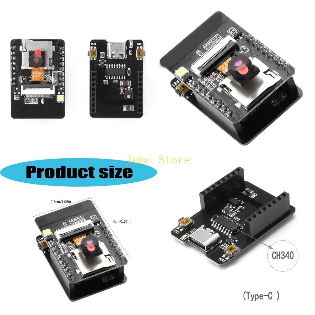 

Плата для разработки модуля камеры LX0B, включающая датчики OV2640 для захвата и хранения изображений в проектах Интернета вещей