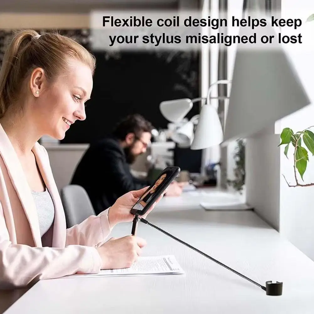 10pcs Elastic Pen Cord Straps Silicone Hanging Rope Telescopic Spring Coil For Drawing Pens Writing Brush Tying Rope G4i9