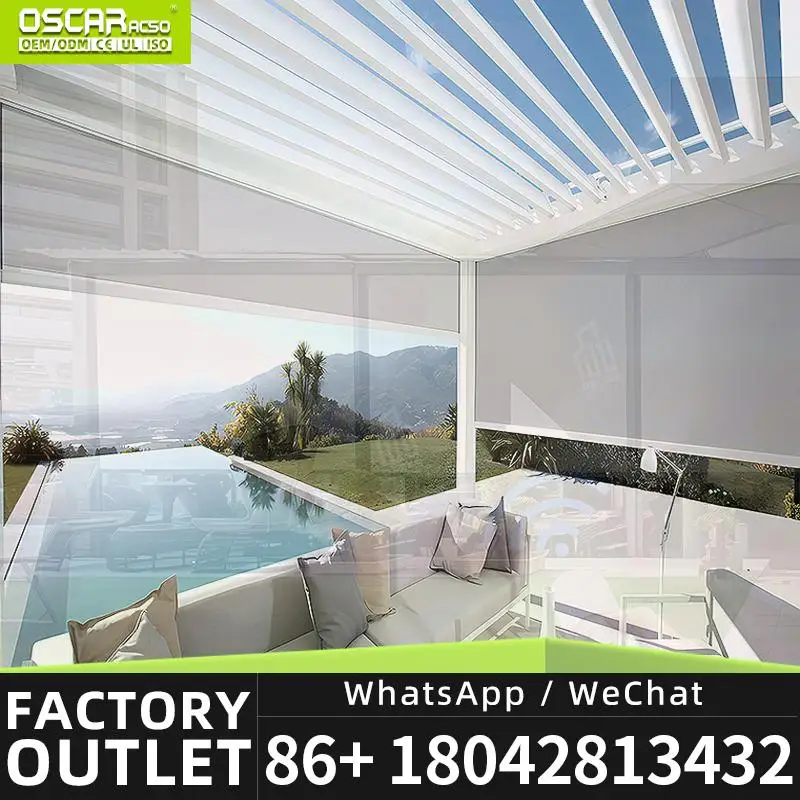 Modern BuiltIn Plain Polyester Automatic EcoFriendly Roller Shades with Lithium Battery Blackout Feature for French Windows Reor