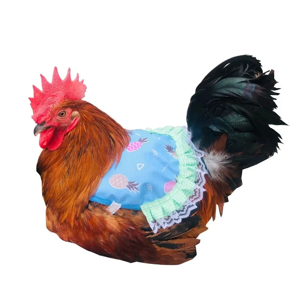 Hen Apron Elastic Chicken Saddle Feather Protector Adjustable Pet Clothes Birds Chicken Dress Poultry Apron for Cold Weather