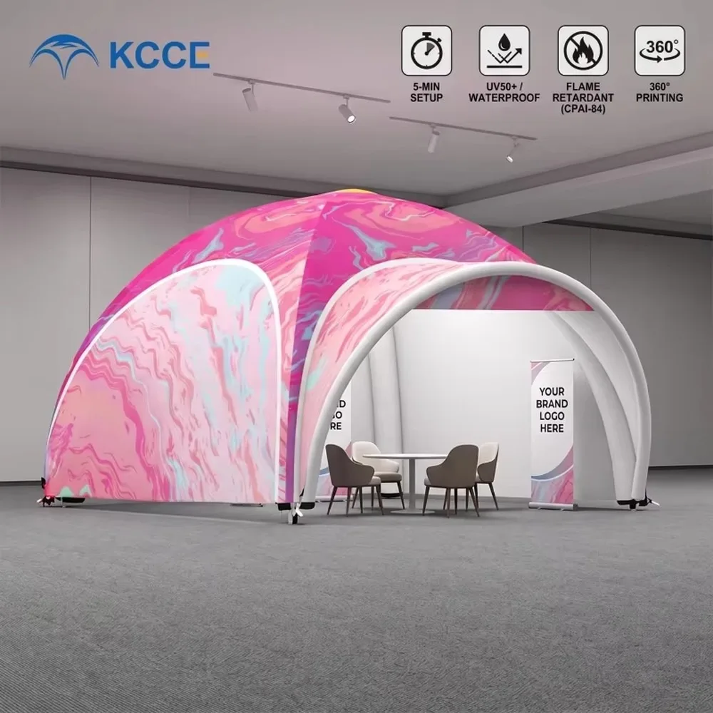 Commercial Indoor Inflatable Tent Custom Printed Dome Canopy Heavy Duty Air Event Structure for Trade Show Promotion