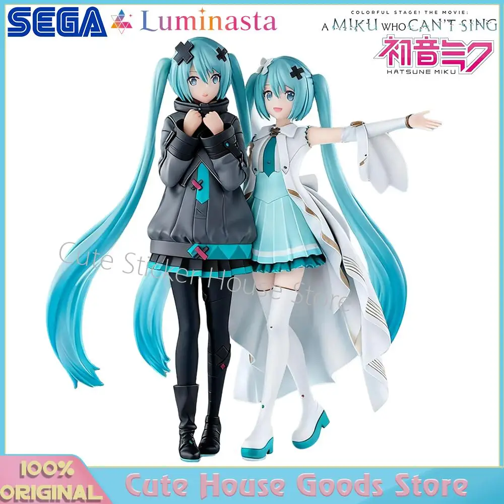 【予約販売】オリジナル-セガ-ルミナスタ-カラフルステージ！-映画：歌えない初音ミク-初音ミク-かわいいアニメ-ワイフ-おもちゃ-フィギュア