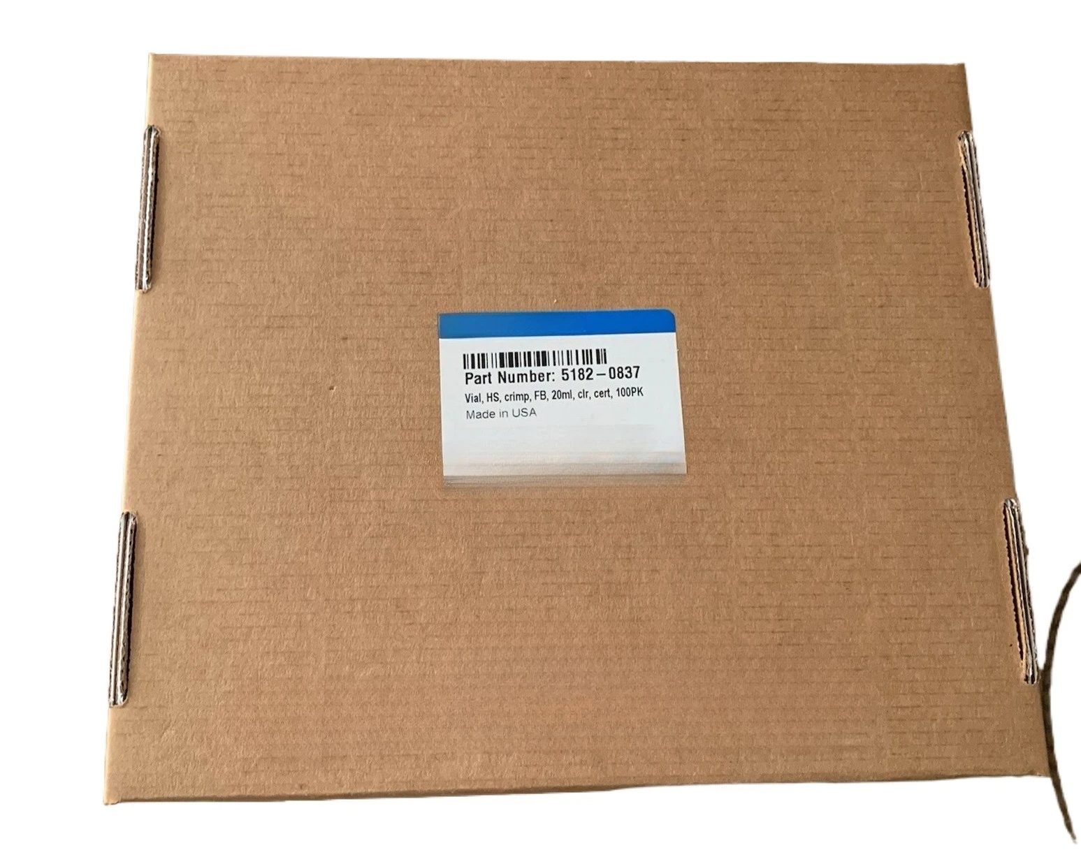 

Top Empty Bottle Set 20mL Flat Bottom Jaw Cap Glass Bottle 5182-0837 Transparent 5183-4474