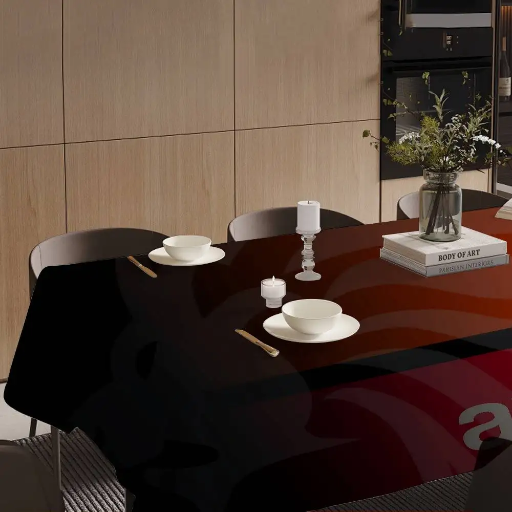 A-ApriliaS Motorcycles Waterproof And Oil-proof Tablecloth Bedside Table Dustproof Decorative Cloth Living Coffee Tablecloth